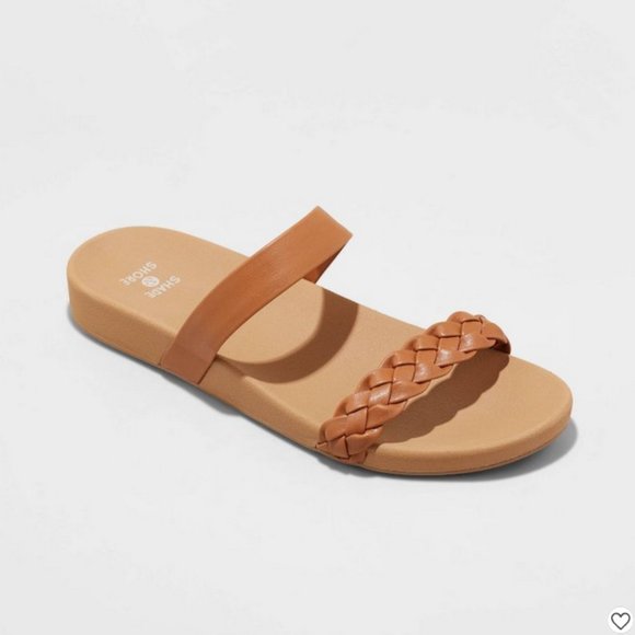 Women's Dani Slide Sandals Brown - Shade & Shore™ - Picture 1 of 4